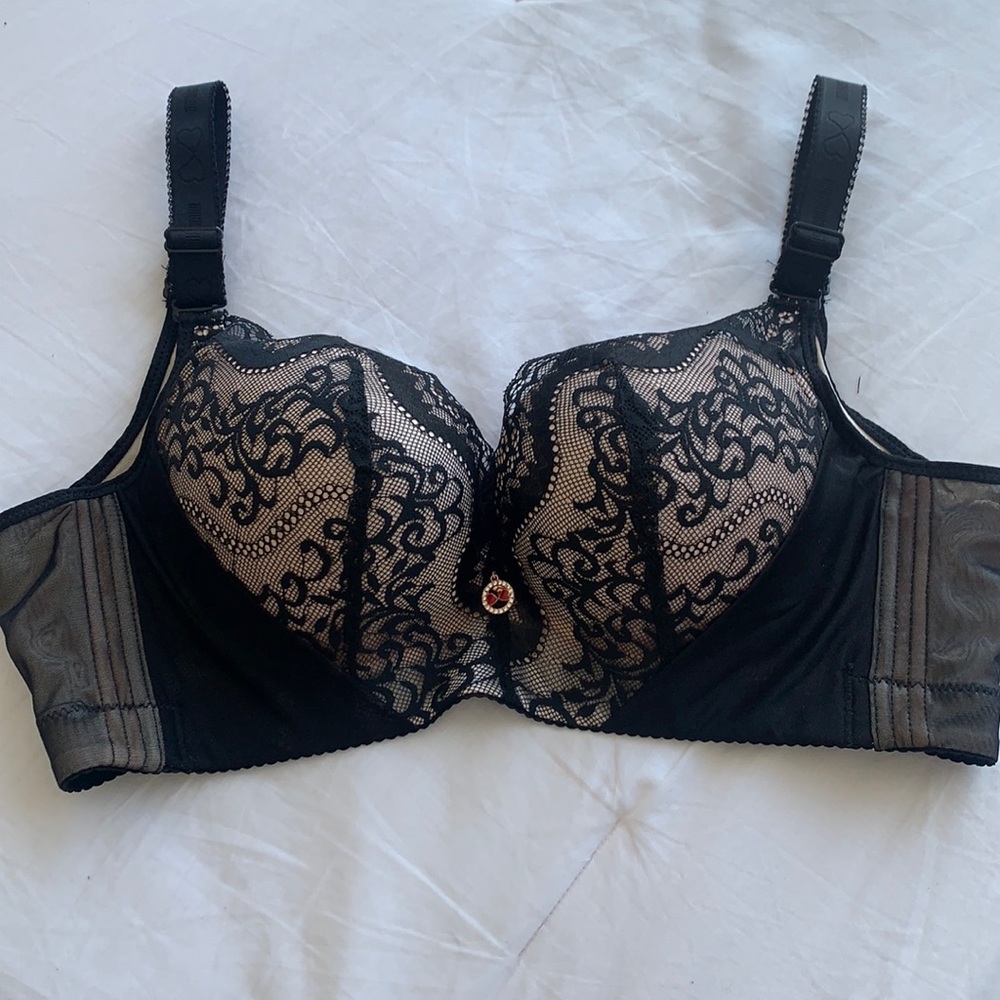 Black Lace Bra